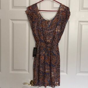 OUTBACK Red Multicolored Paisley Dress